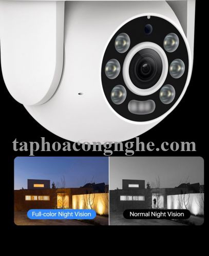 Reoqoo x31b 2.5K UHD Camera ngoài trời cổng rj45 Wifi ăng-ten kép Ai 360 P / T còi hú với đèn led 14 màu phát hiện khói cháy H265 Onvif 8s CLOUD lưu trữ 29552 xt-x31b 10029552